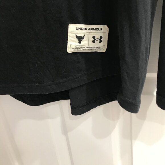 Under Armour Men's Project Rock Long Sleeve Snake Logo Shirt XXL - Picture 4 of 7